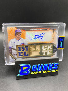 2021 Anthony Rizzo Game Used Memorabilia Auto.