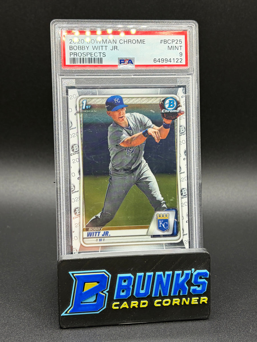 2020 Bobby Witt Jr Prospects Bowman Chrome PSA 9