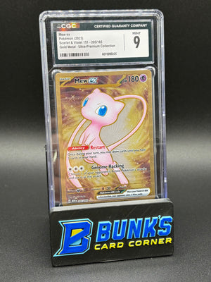 Mew ex Ultra Premium Collect CGC 9