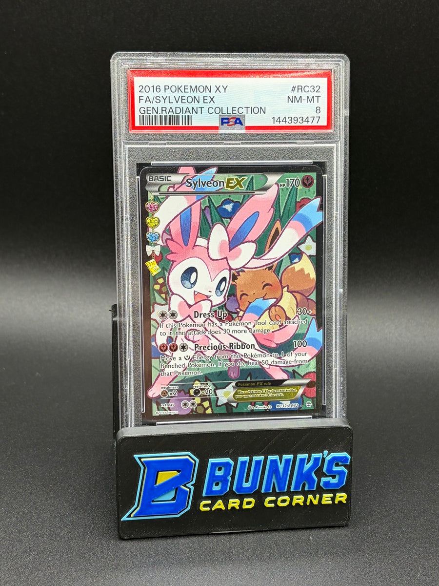 Sylveon ex Radiant Collection PSA 8