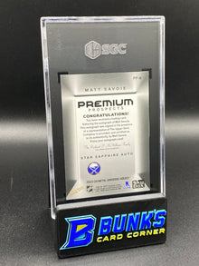 2023-24 Matt Savoie Premium Prospects Auto. SGC Auto. 10