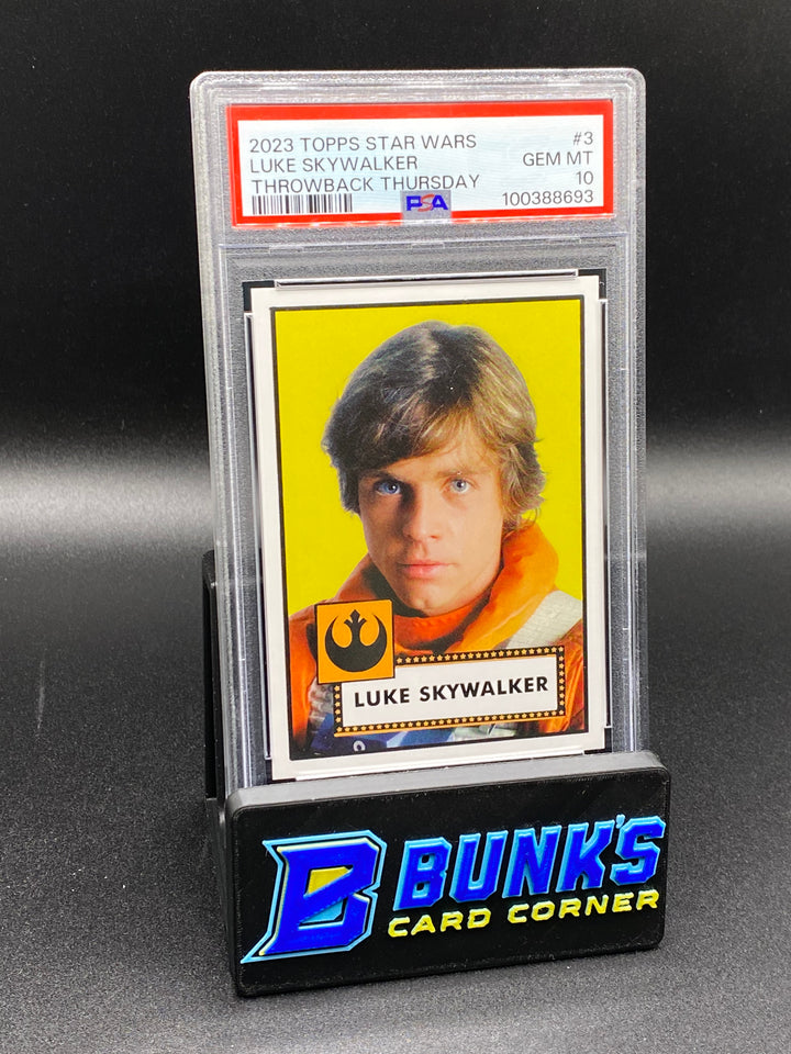 2023 Luke Skywalker Throwback Thursday PSA 10