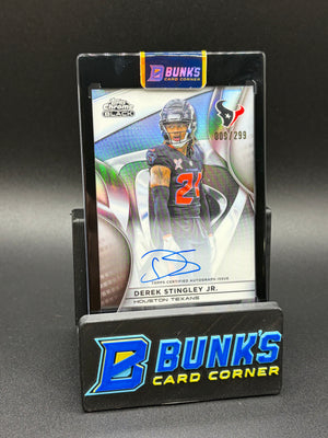 2025 Derek Stingley Jr Auto Chrome 9/299