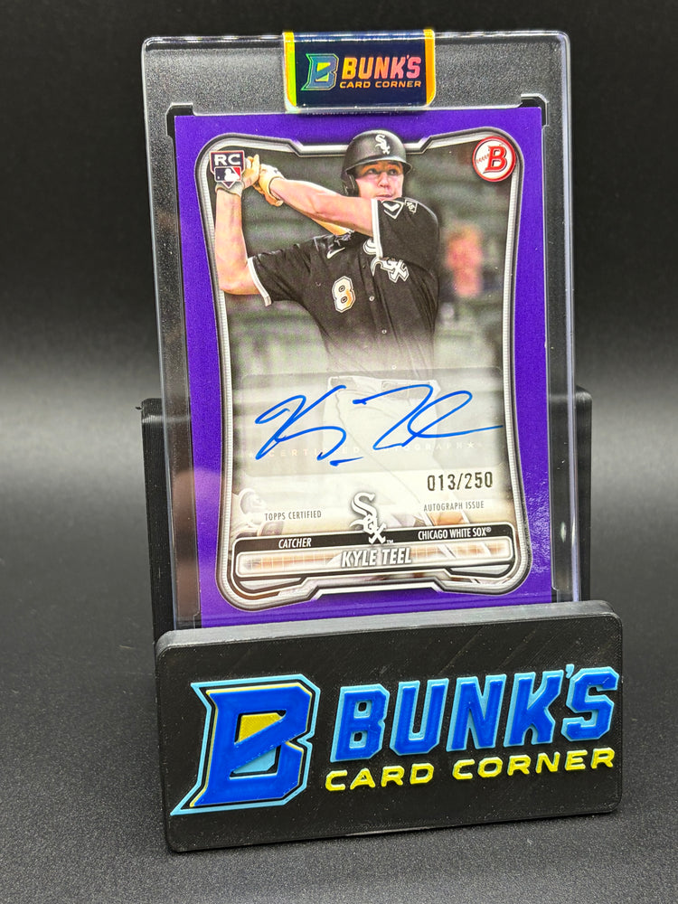 2026 Kyle Teel Bowman Brief Topps Purple RC 13/250