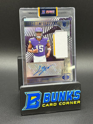 2024 Dallas Turner Illusions Panini First Impressions RC Auto 85/99