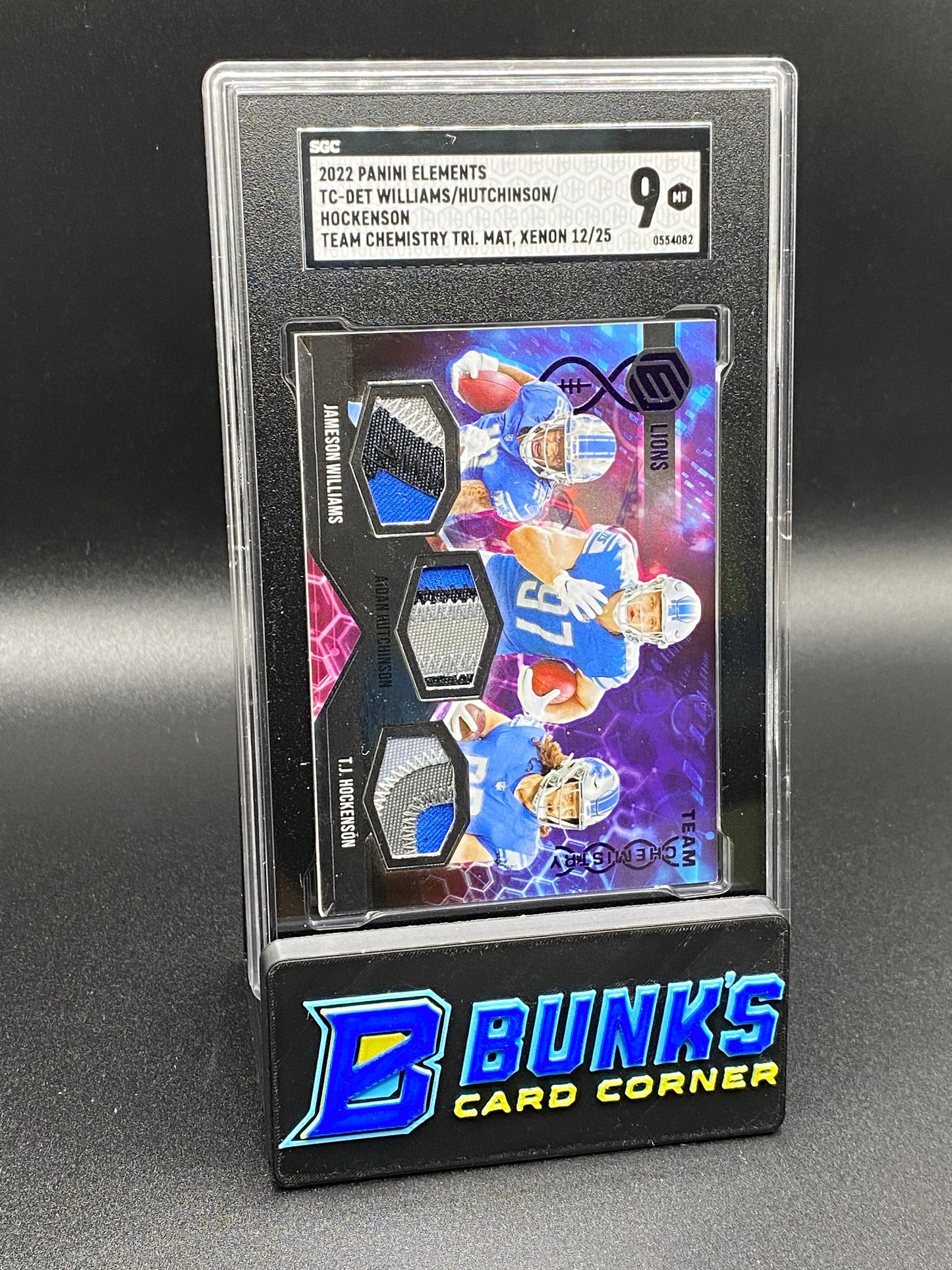 2022 Williams/Hutchinson/Hockenson Mat. 12/25 SGC 9