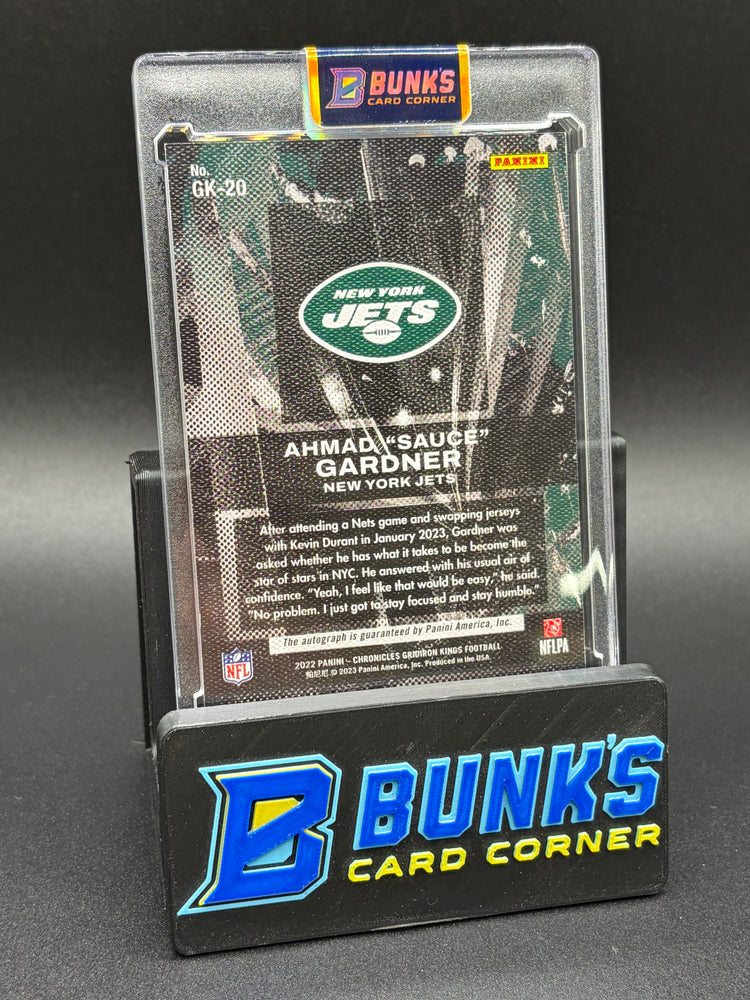 2022 Ahmad Gardner Chronicles Gridiron Kings Auto 191/199