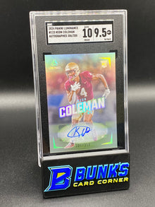 2024 Keon Coleman Auto. 306/350 SGC 10/9.5