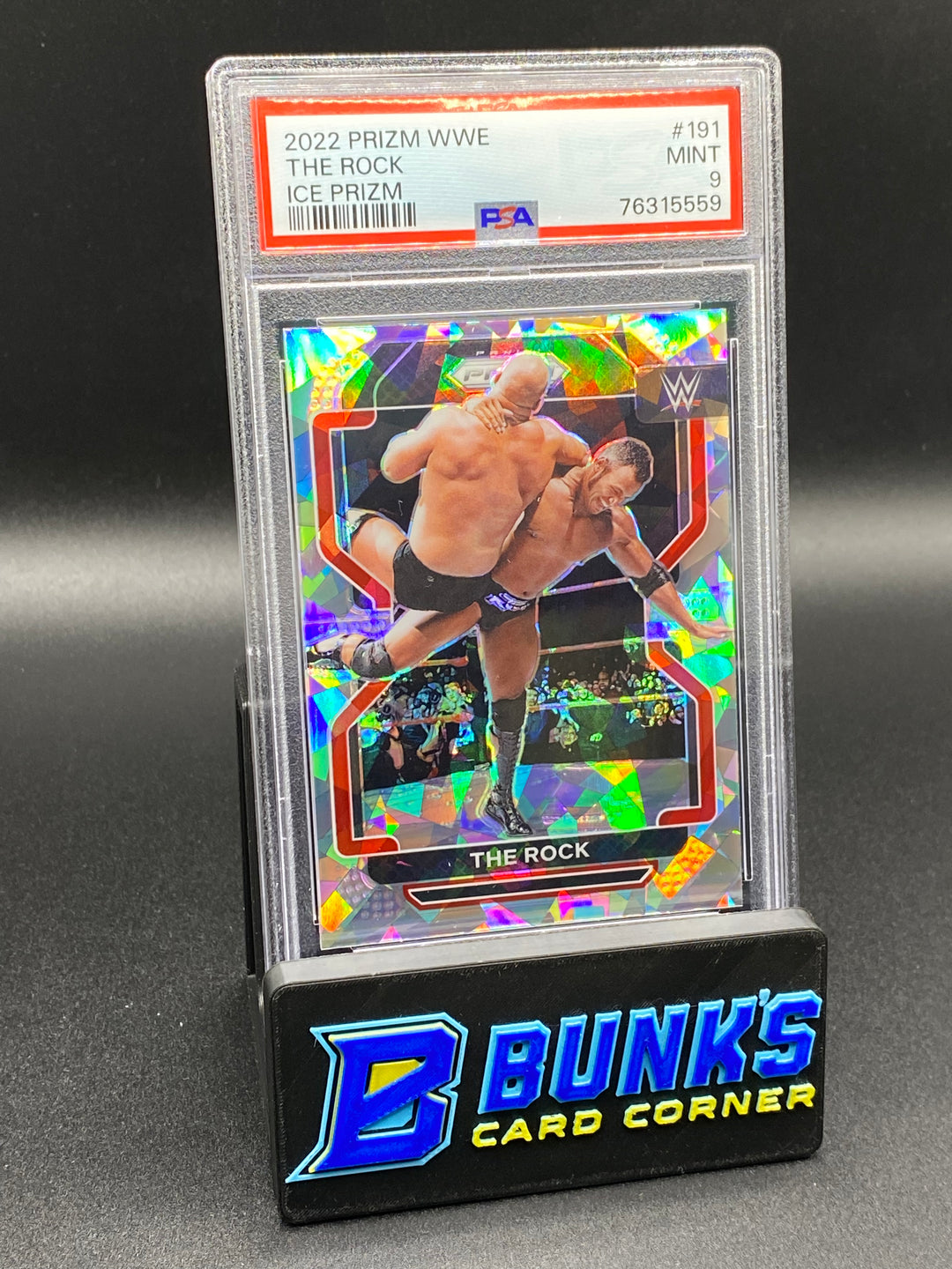 2022 The Rock Ice Prizm PSA 9
