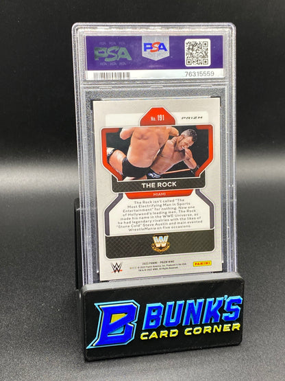 2022 The Rock Ice Prizm PSA 9