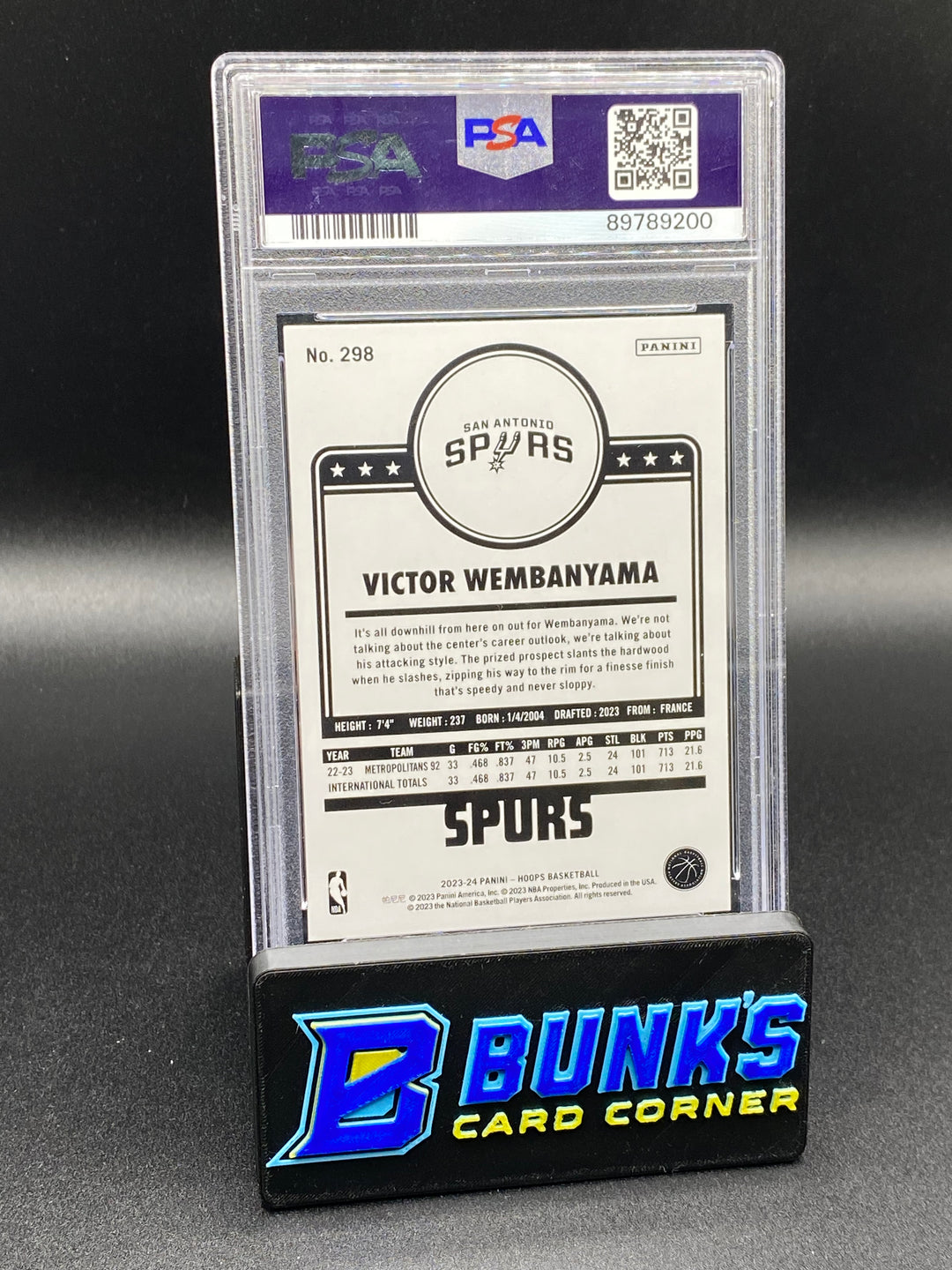2023 Victor Wembanyama PSA 10