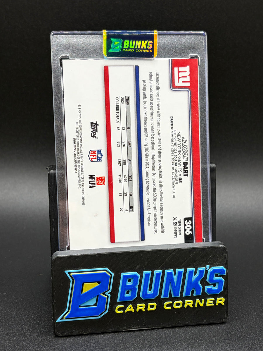 2025 Jaxson Dart Topps Silver RC