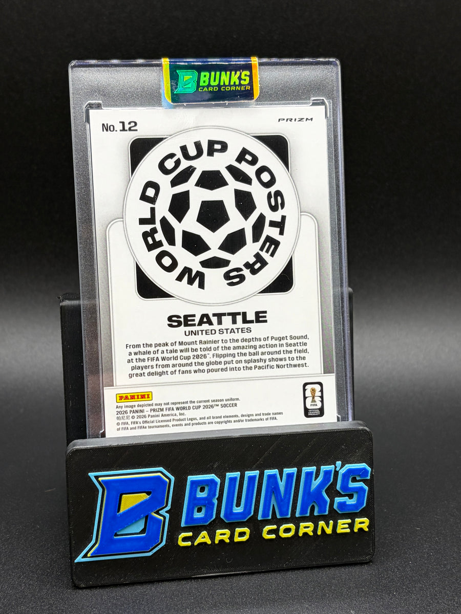 2026 FIFA World Cup Poster Seattle Prizm Panini