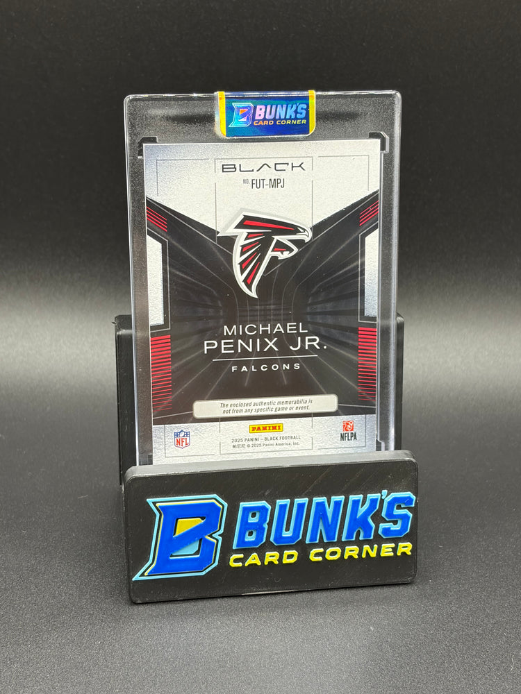 2025 Michael Penix Jr Black Panini Patch Futuristic 7/10