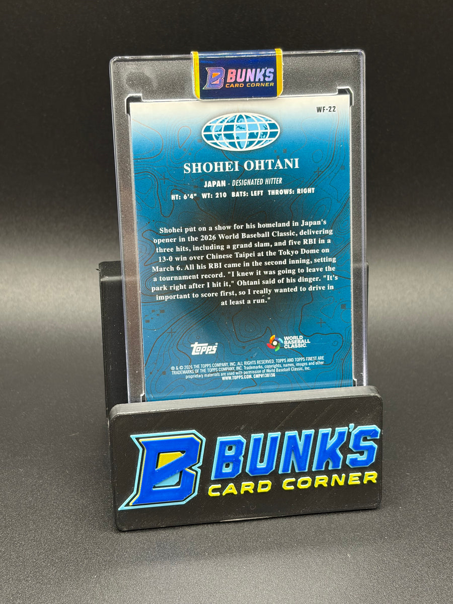 2026 Shohei Ohtani Topps Finest World's Finest Insert