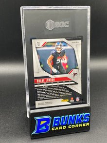 2024 Drake London Red Prizm SGC 10