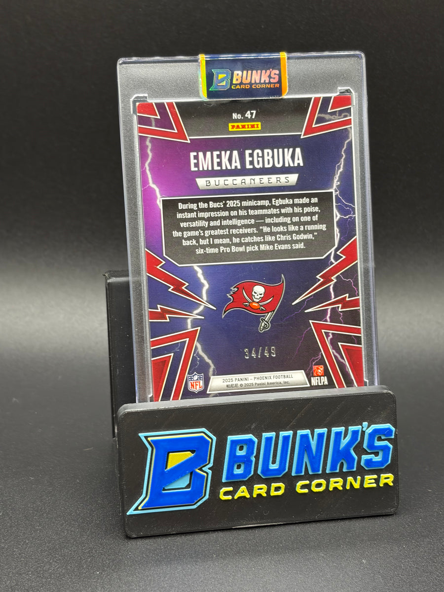 2025 Emeka Egbuka Phoenix Panini Green Velocity RC 34/49