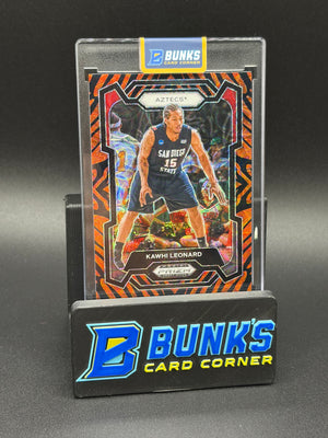 2024 Kawhi Leonard Prizm Draft Picks Tiger Print
