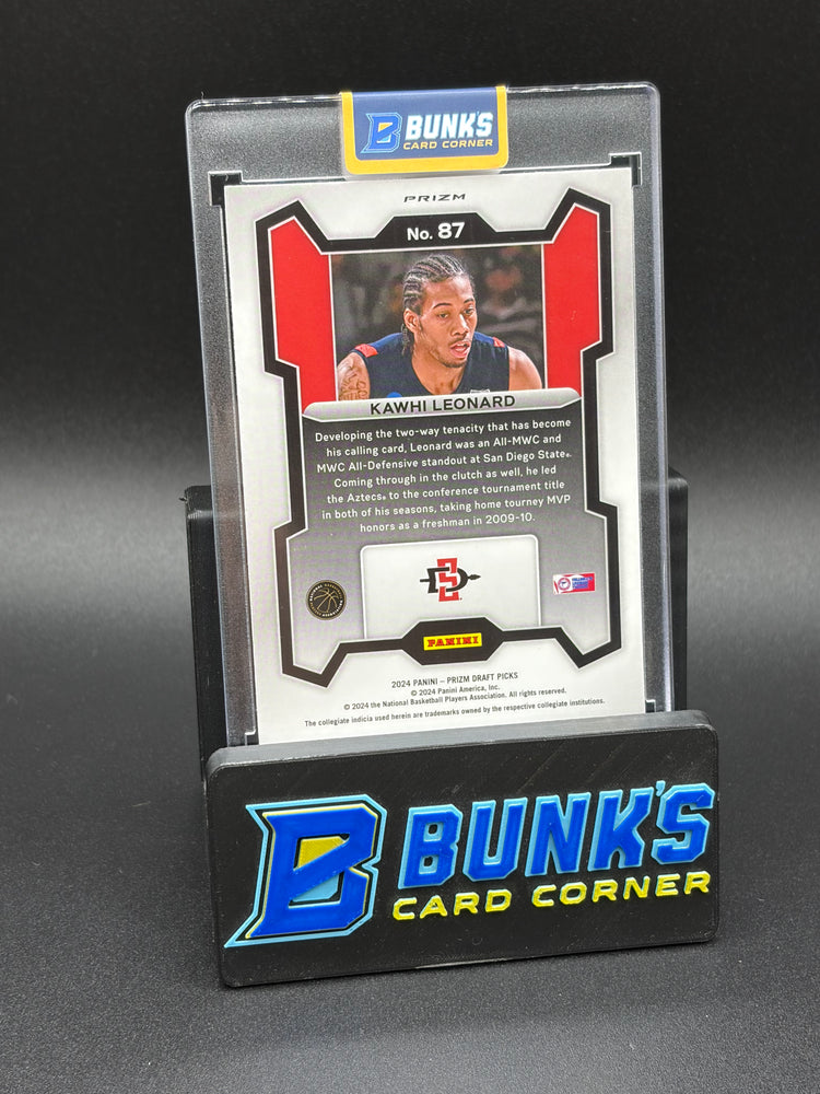 2024 Kawhi Leonard Prizm Draft Picks Tiger Print