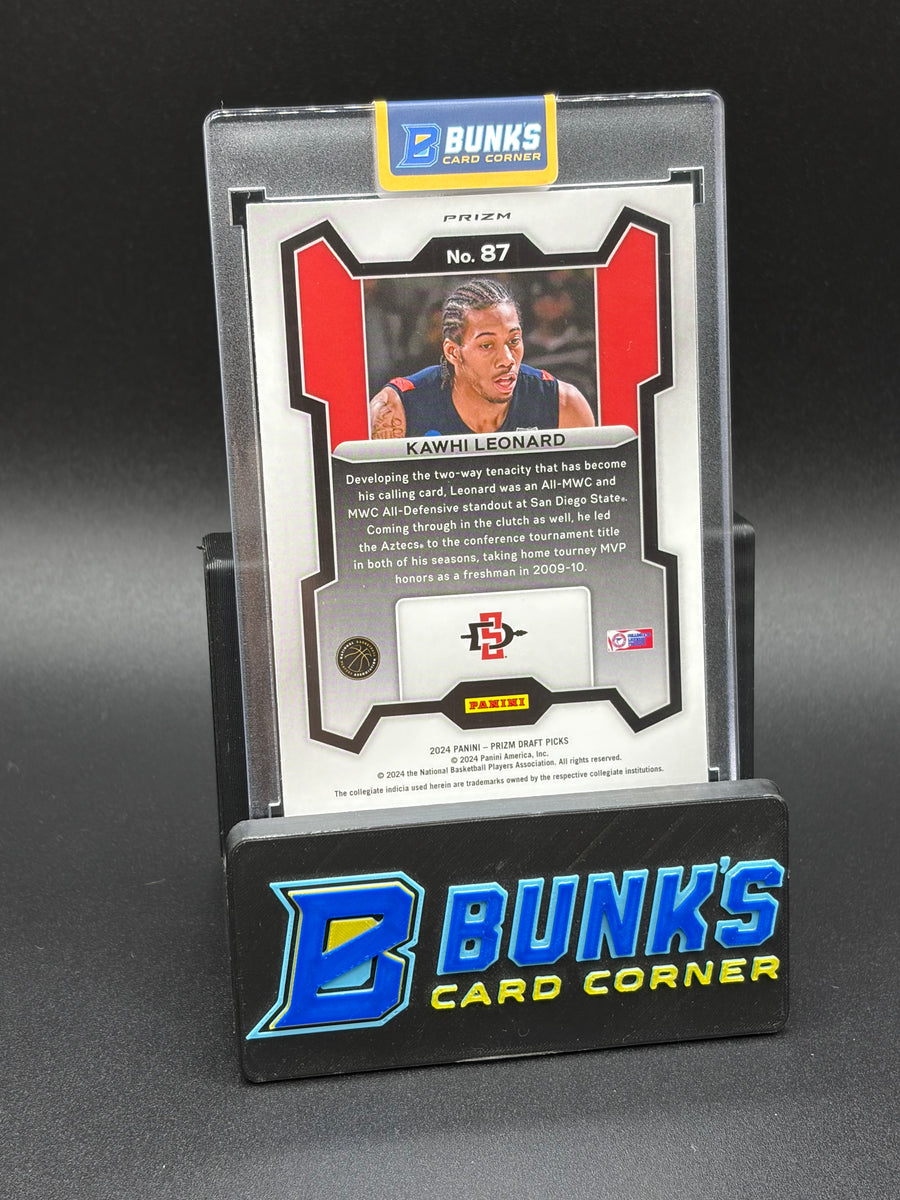 2024 Kawhi Leonard Prizm Draft Picks Tiger Print