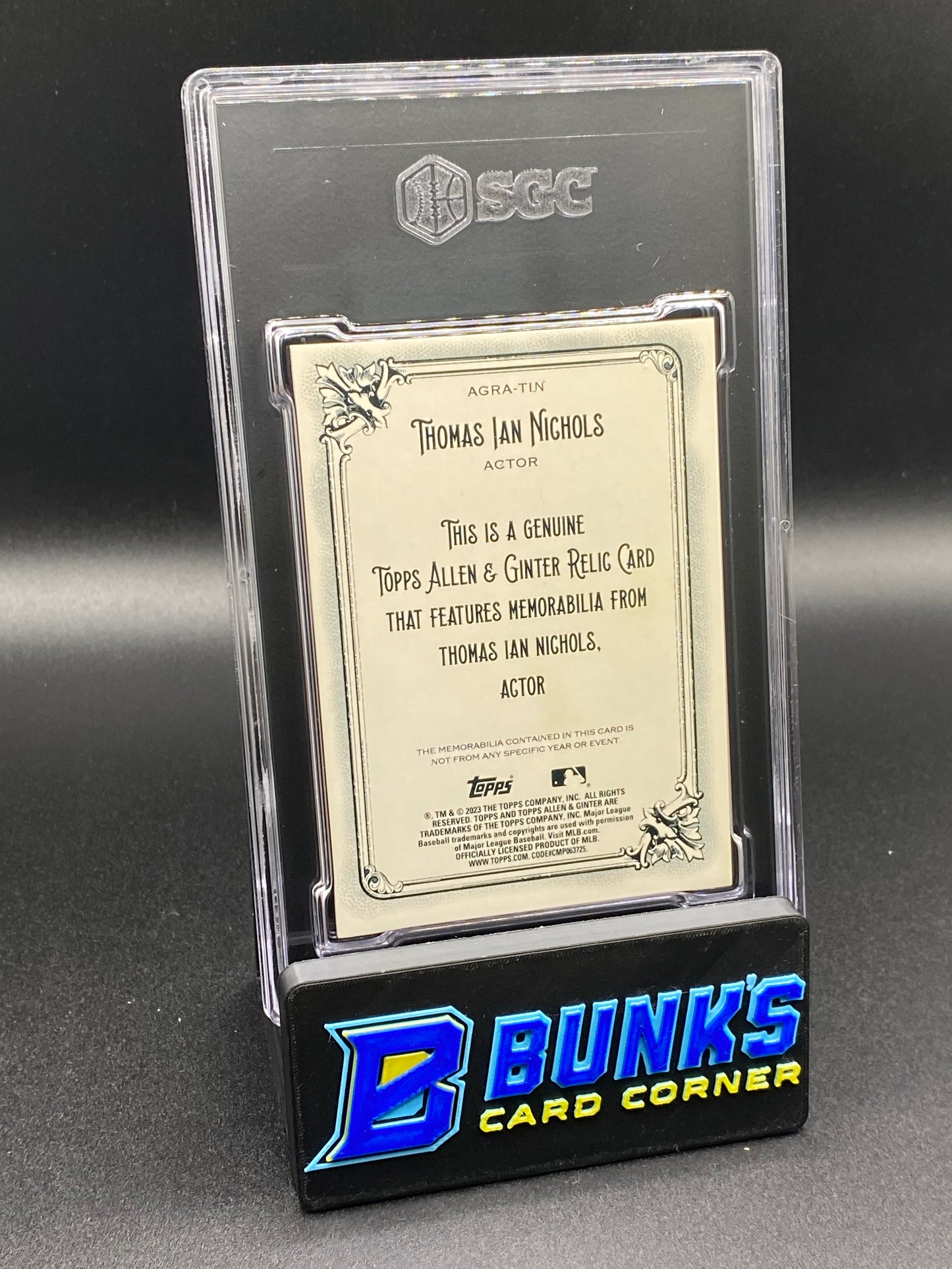 2023 Thomas Ian Nichols Relic SGC 9