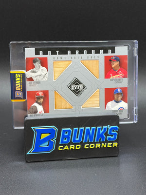 2002 Joe DiMaggio & Mark McGwire & Ken Griffey Jr & Sammy Sosa Bat Around Upper Deck
