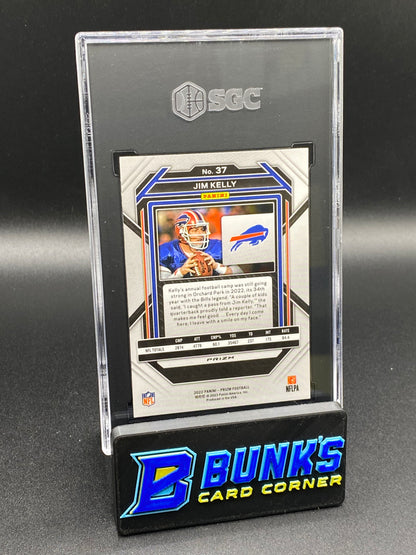 2022 Jim Kelly Black & Red Checker Prizm SGC 10