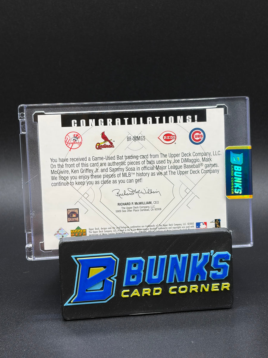 2002 Joe DiMaggio & Mark McGwire & Ken Griffey Jr & Sammy Sosa Bat Around Upper Deck