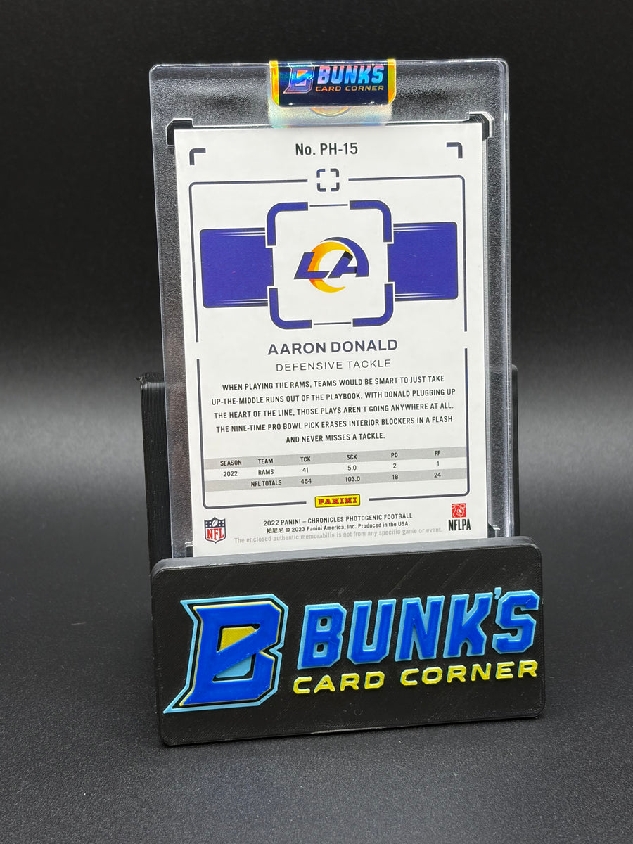 2022 Aaron Donald Chronicles Photogenic Panini 4/25