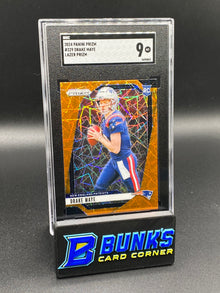 2024 Drake Maye Lazer Prizm SGC 9