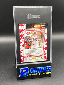 2023 George Kittle Chain Reaction Ice Prizm 12/15 SGC 9