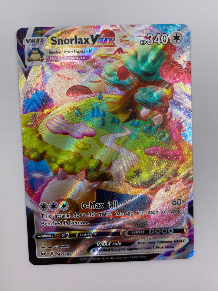 Snorlax Vmax Sword & Shield Base Set LP