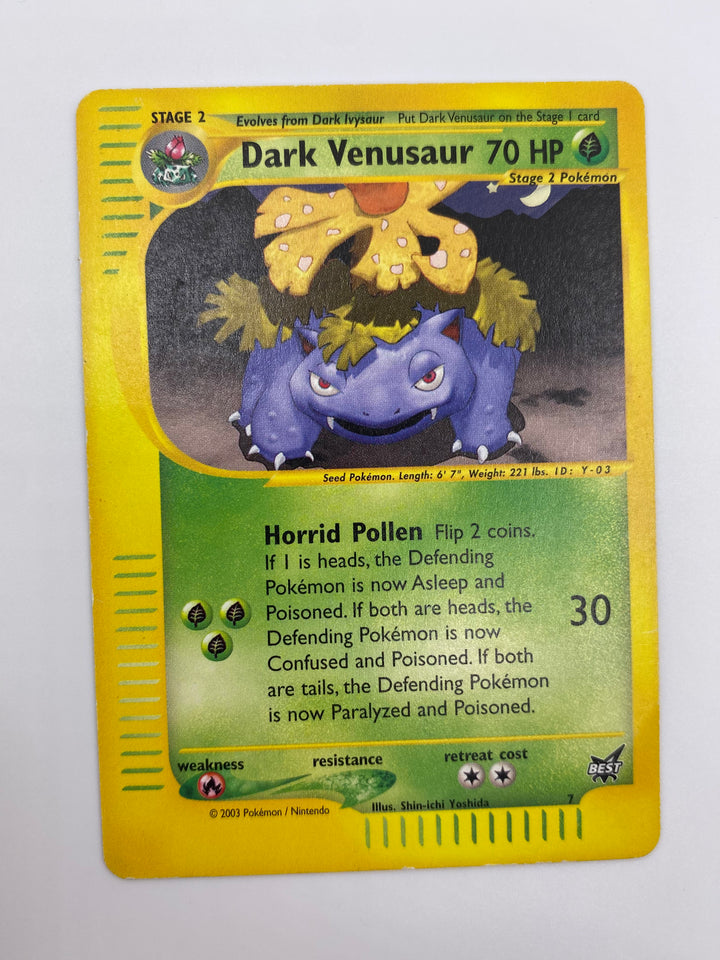 Dark Venusaur Best Of Promos HP