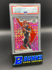 2020 Joe Burrow Camo Pink PSA 10