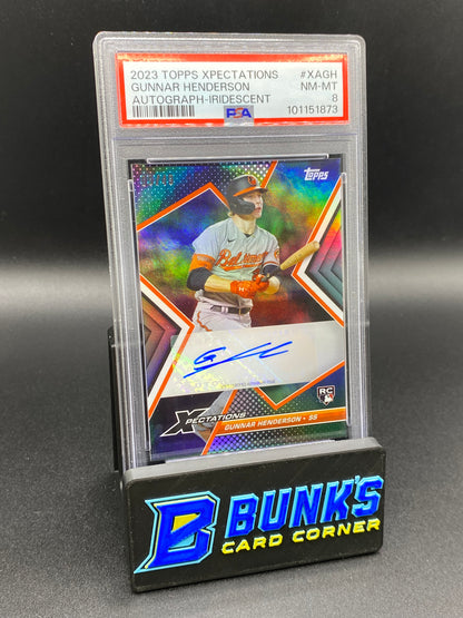 2023 Gunnar Henderson Auto. PSA 8