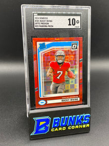 2024 Bucky Irving Red Pandora Prizm SP RC SGC 10