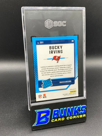 2024 Bucky Irving Red Pandora Prizm SP RC SGC 10