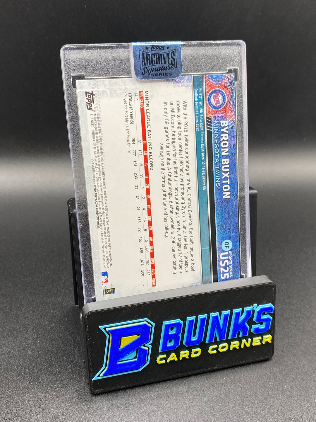 2015 Byron Buxton RC 1/1