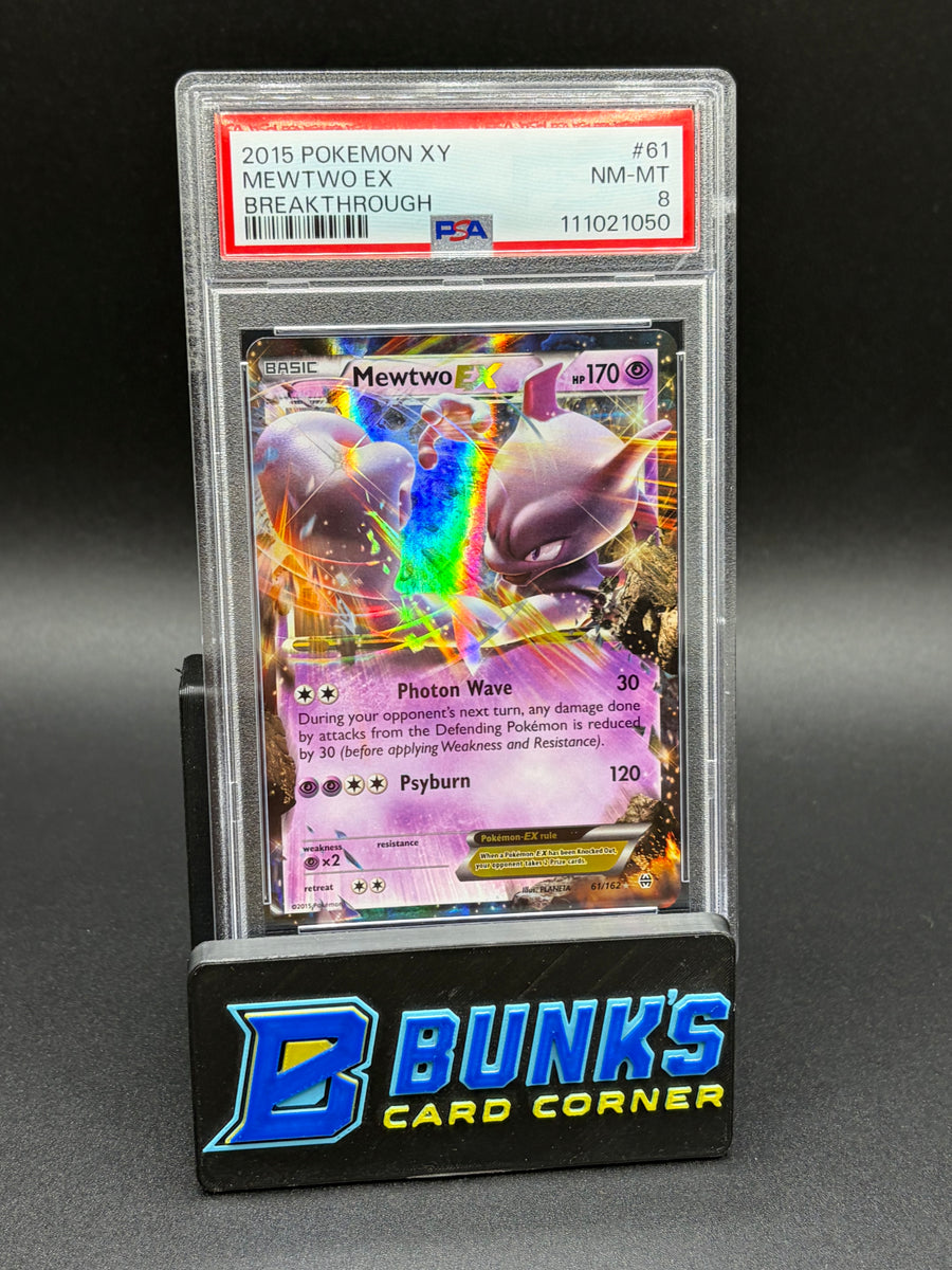 Mewtwo EX Breakthrough PSA 8