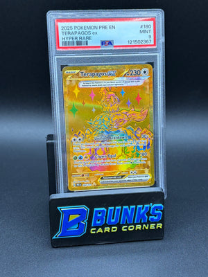 Terapagos EX Hyper Rare PSA 9