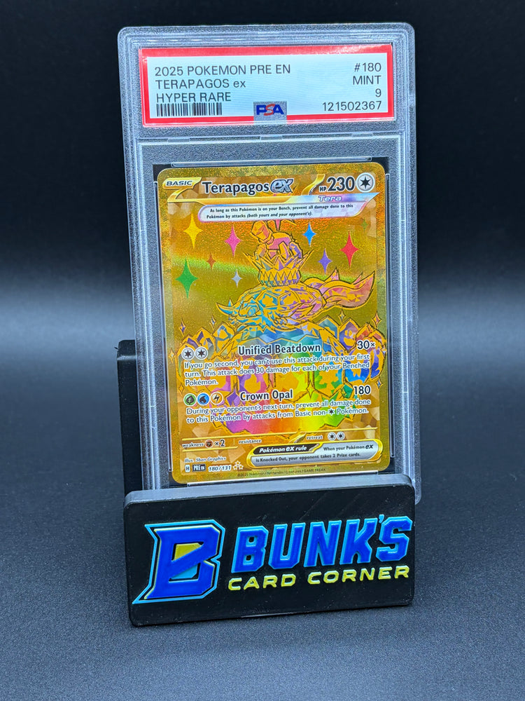 Terapagos EX Hyper Rare PSA 9