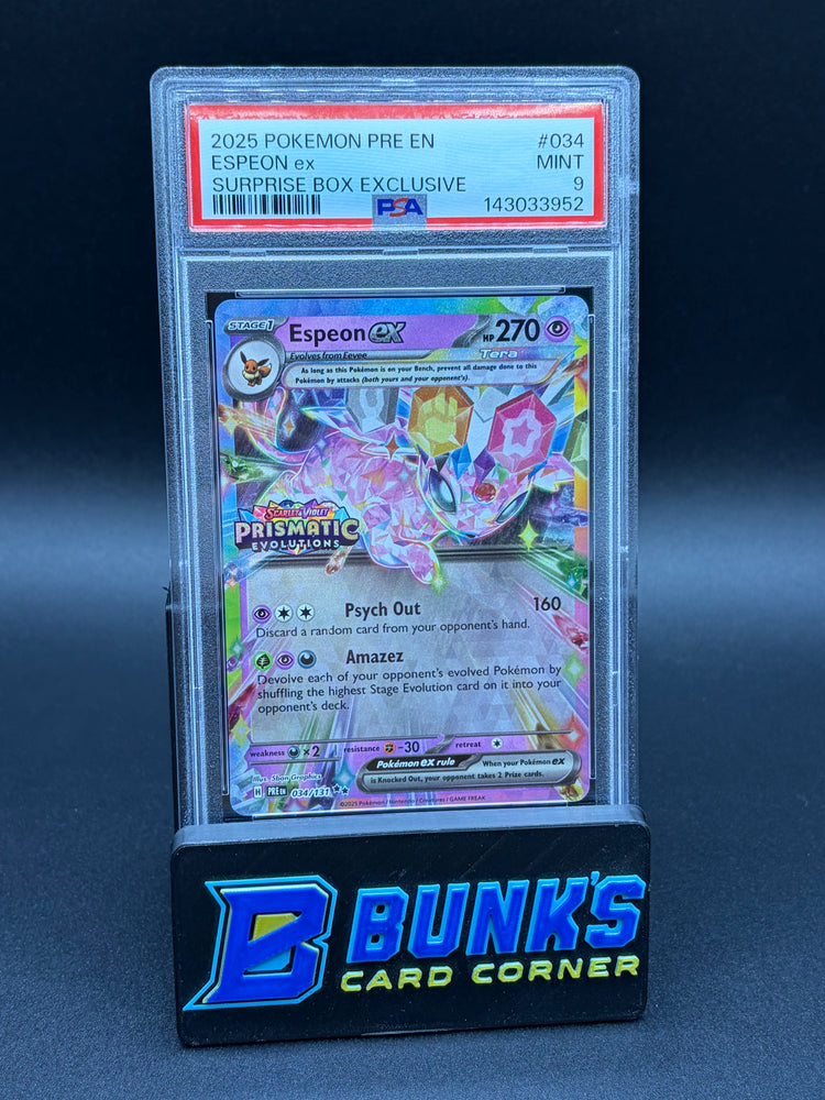 Espeon EX Surprise Box PSA 9