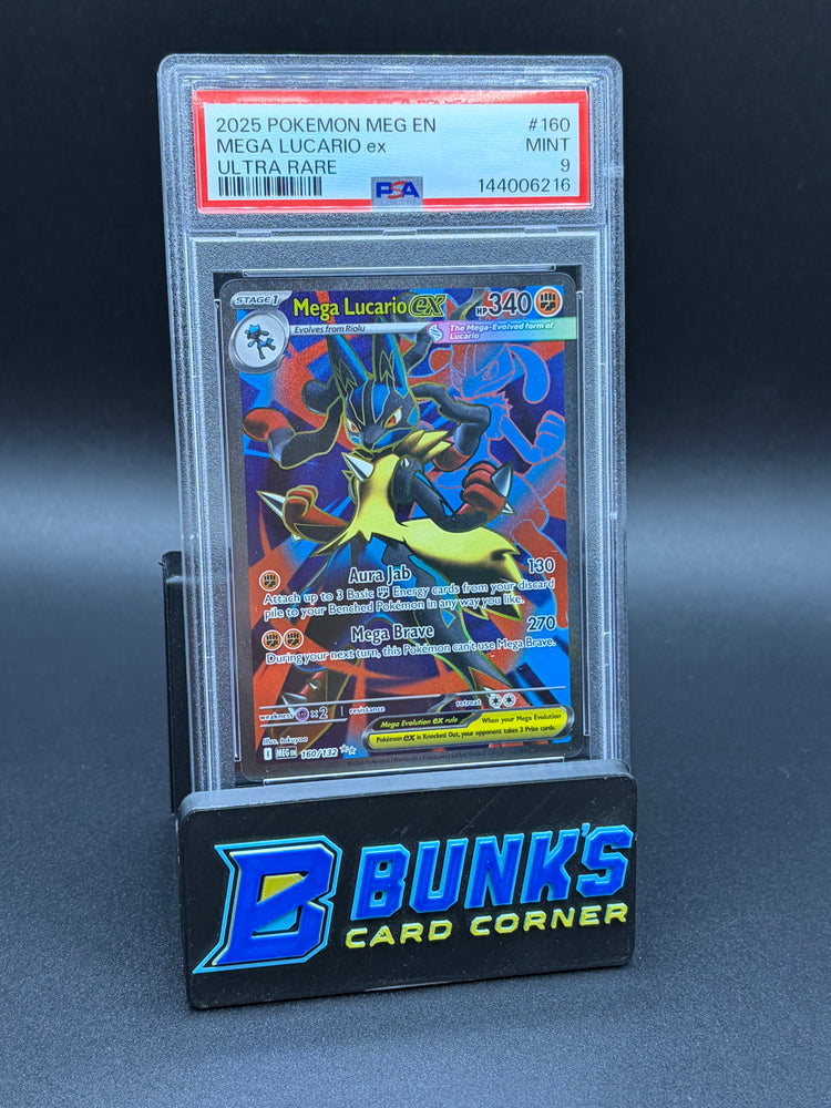 Mega Lucario EX Ultra Rare PSA 9