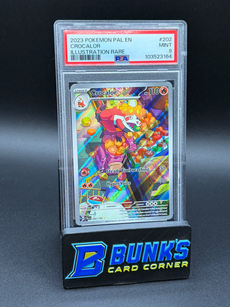 Crocalor Illustration Rare PSA 9