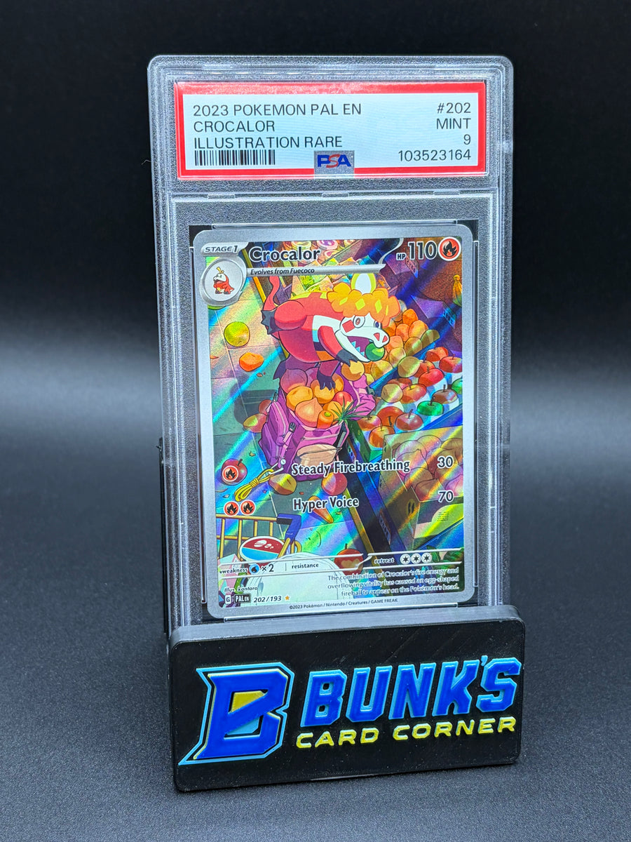 Crocalor Illustration Rare PSA 9