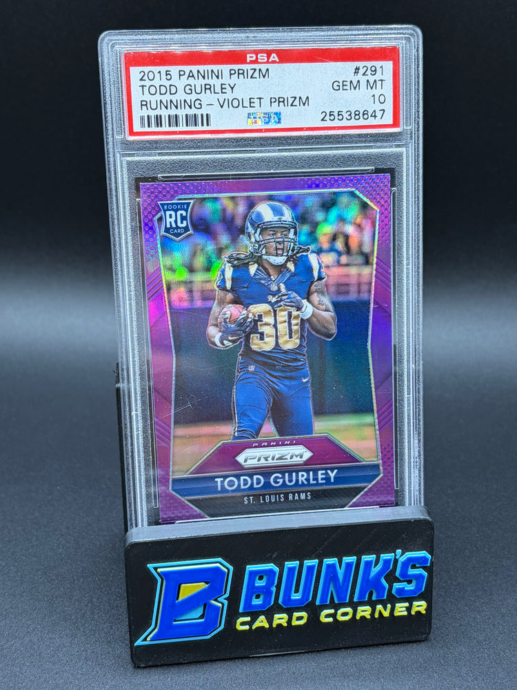 2015 Todd Gurley Violet Prizm PSA 10 RC