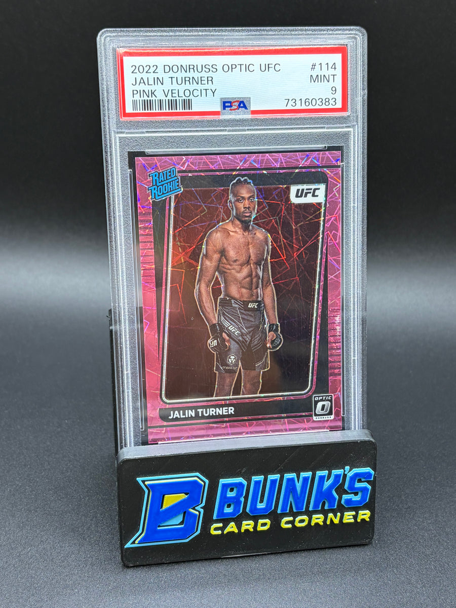 2022 Jalin Turner Pink Velocity Donruss Optic PSA 9 RC 5/79