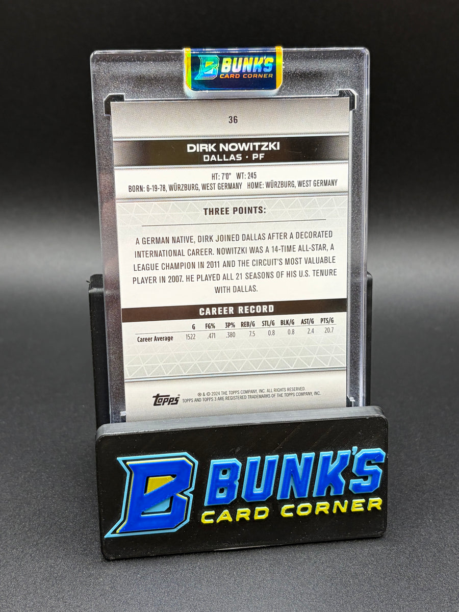 2024 Dirk Nowitzki Topps 3 16/25