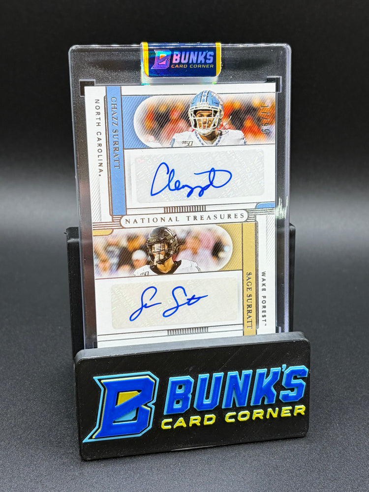 2021 Chazz Surratt & Sage Surratt National Treasures Brothers Dual Auto 17/99
