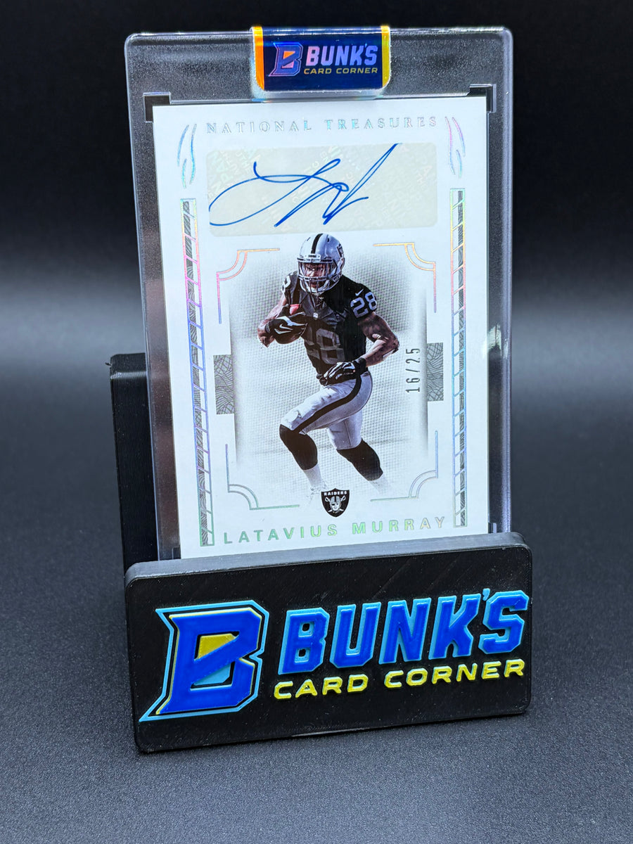 2016 Latavius Murray Signatures National Treasures